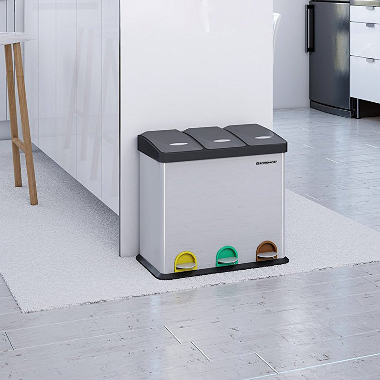 Symple Stuff Stainless Steel 24 Litre Step On